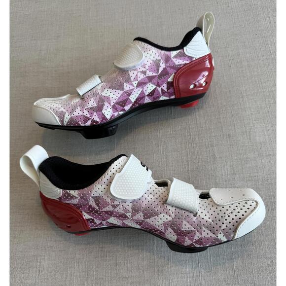 Sidi T-5 Women’s AIR Triathlon Cycling Shoes White Size 39 - Picture 3 of 8